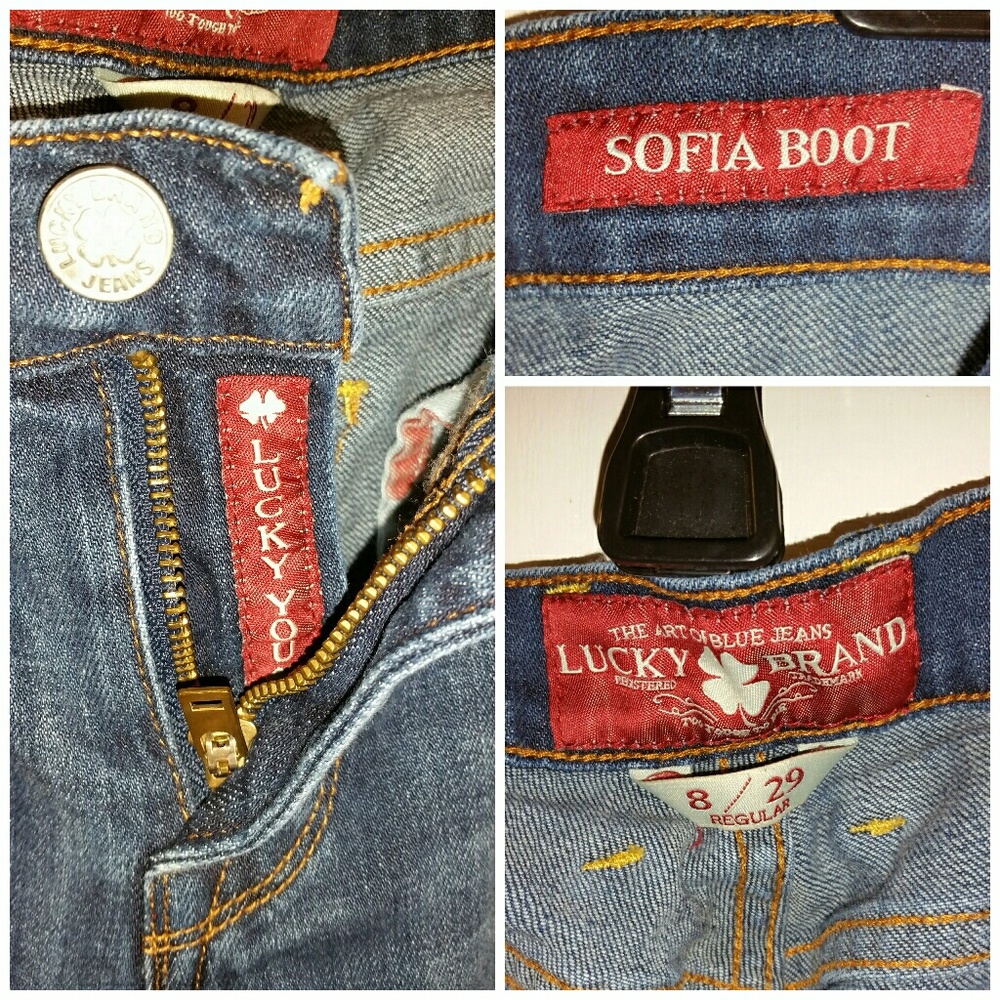 Lucky Brand womens jeans 8/29 Sofia Boot